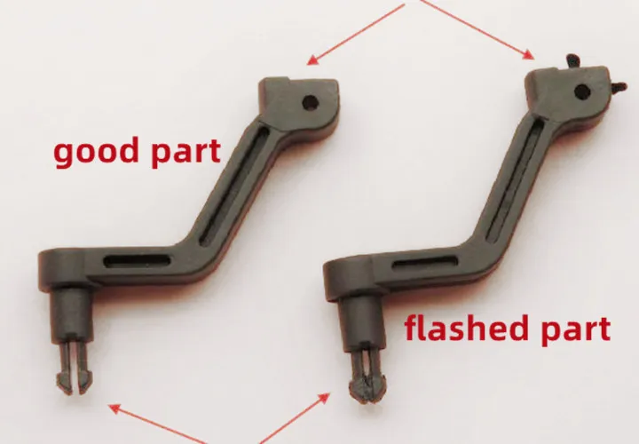 flashed plastic parts